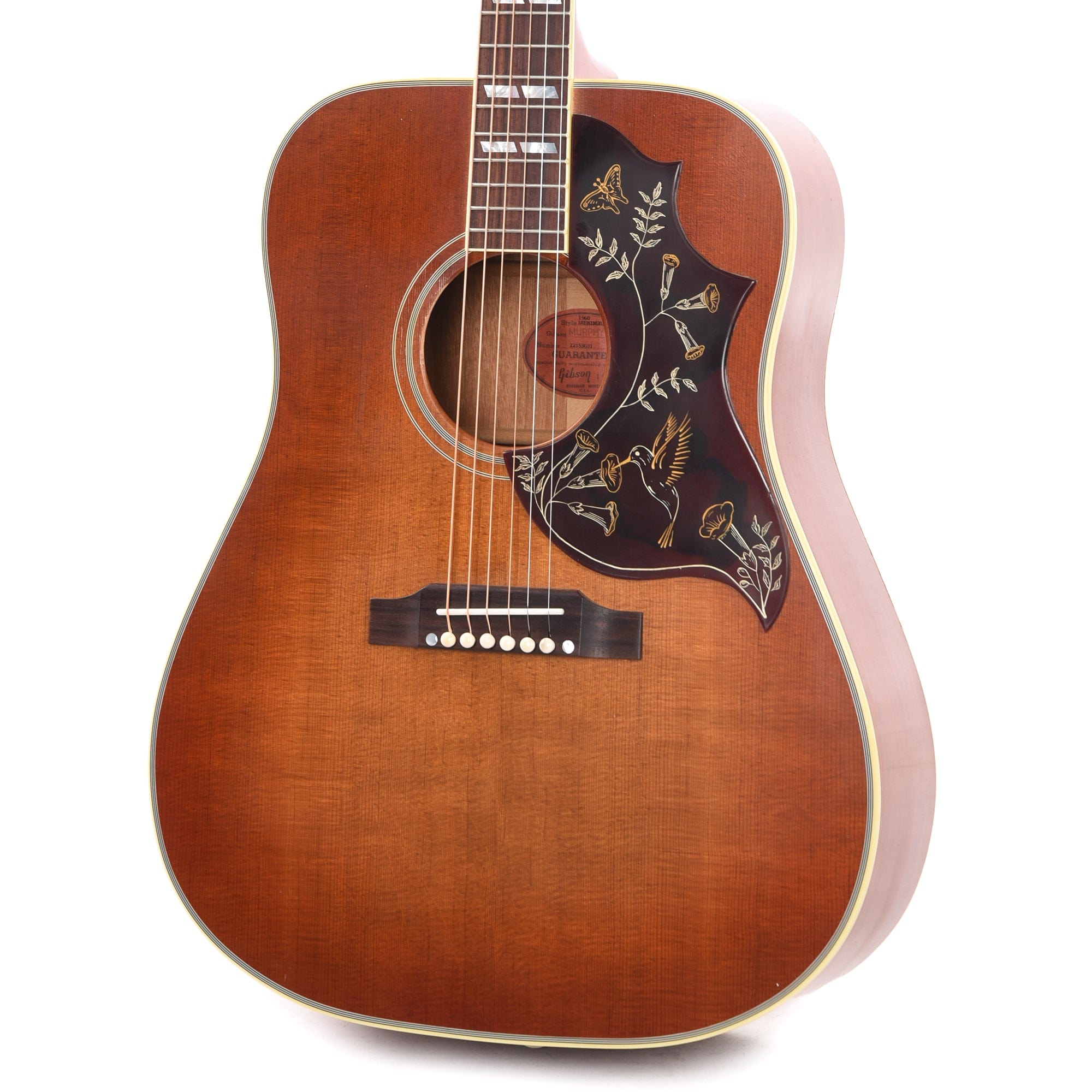 Gibson Custom Shop 1960 Hummingbird Heritage Cherry Sunburst Murphy Lab Light Aged Acoustic Guitars / Dreadnought