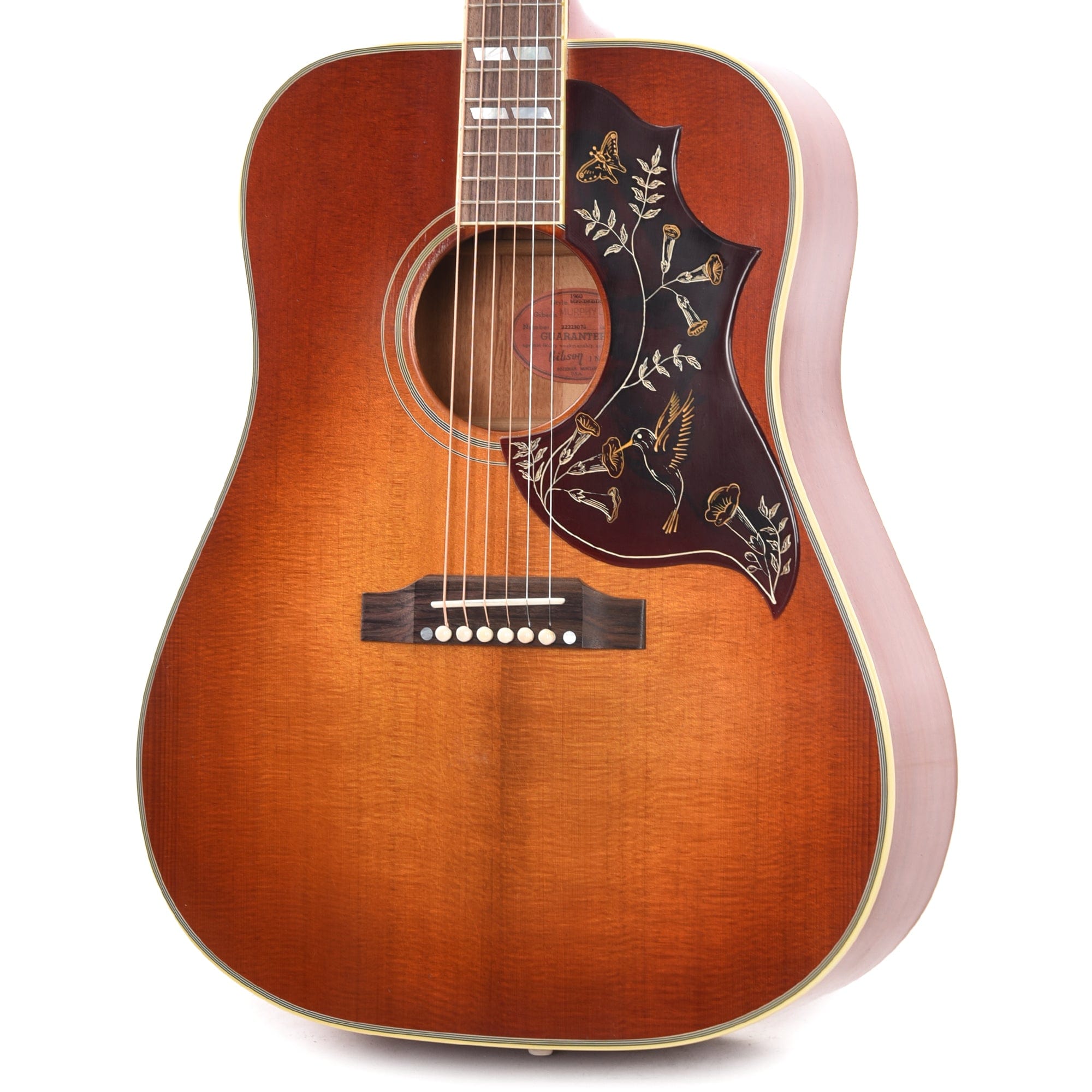 Gibson Custom Shop 1960 Hummingbird Heritage Cherry Sunburst Murphy Lab Light Aged Acoustic Guitars / Dreadnought