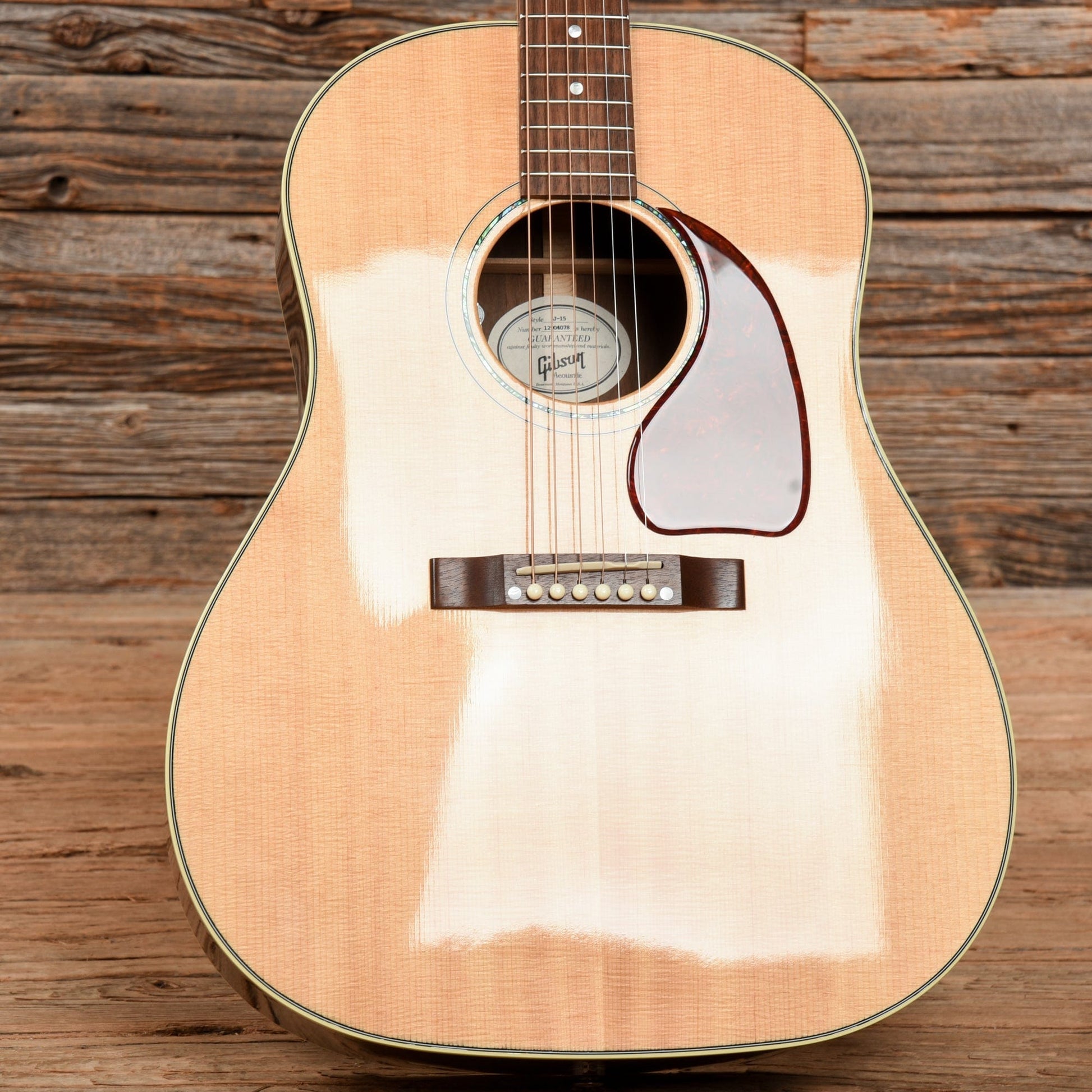 Gibson J-15 Natural 2014 Acoustic Guitars / Dreadnought