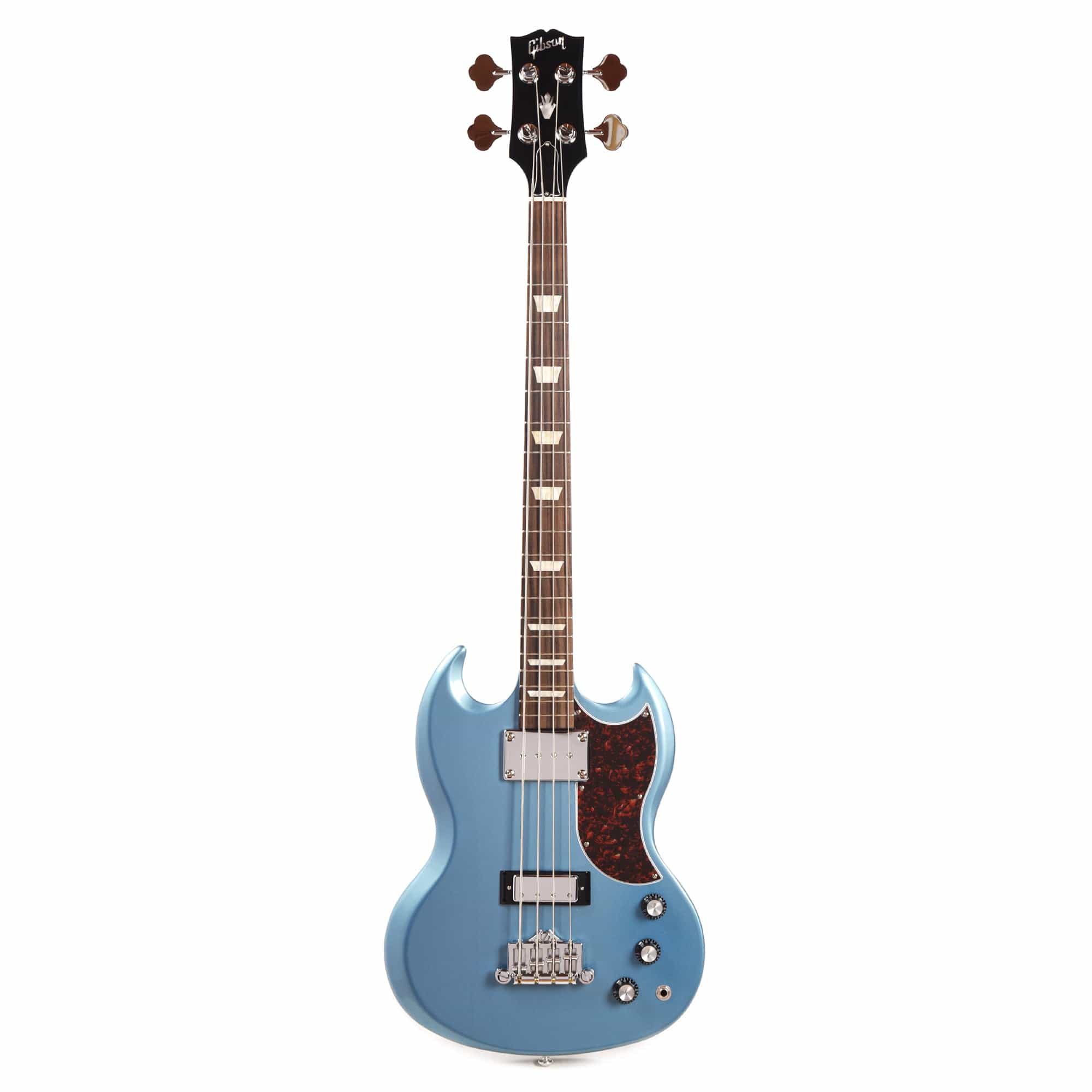 Gibson Modern SG Standard Bass Pelham Blue w/Tortoise Pickguard Bass Guitars / 4-String