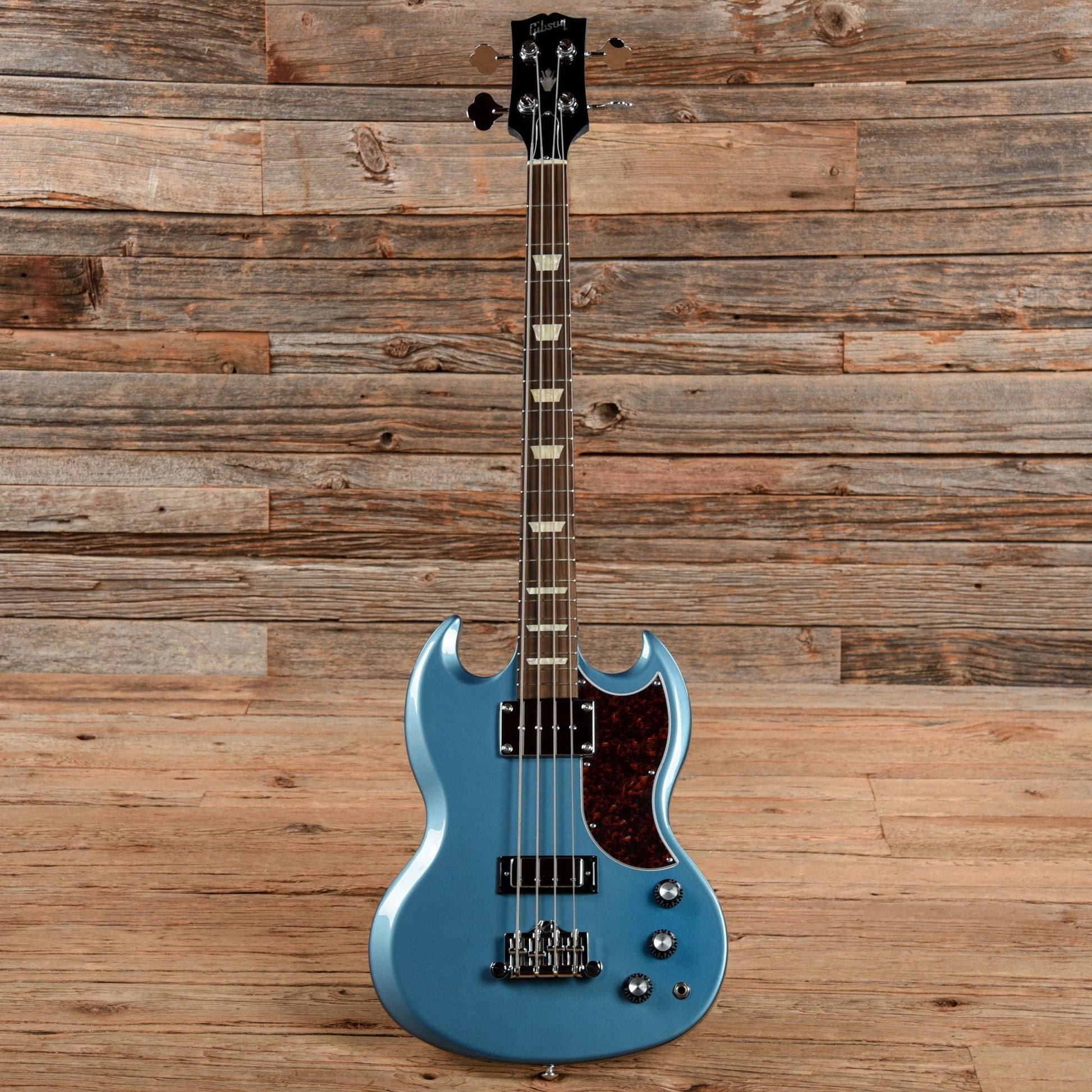 Gibson Modern SG Standard Bass Pelham Blue w/Tortoise Pickguard Bass Guitars / 4-String