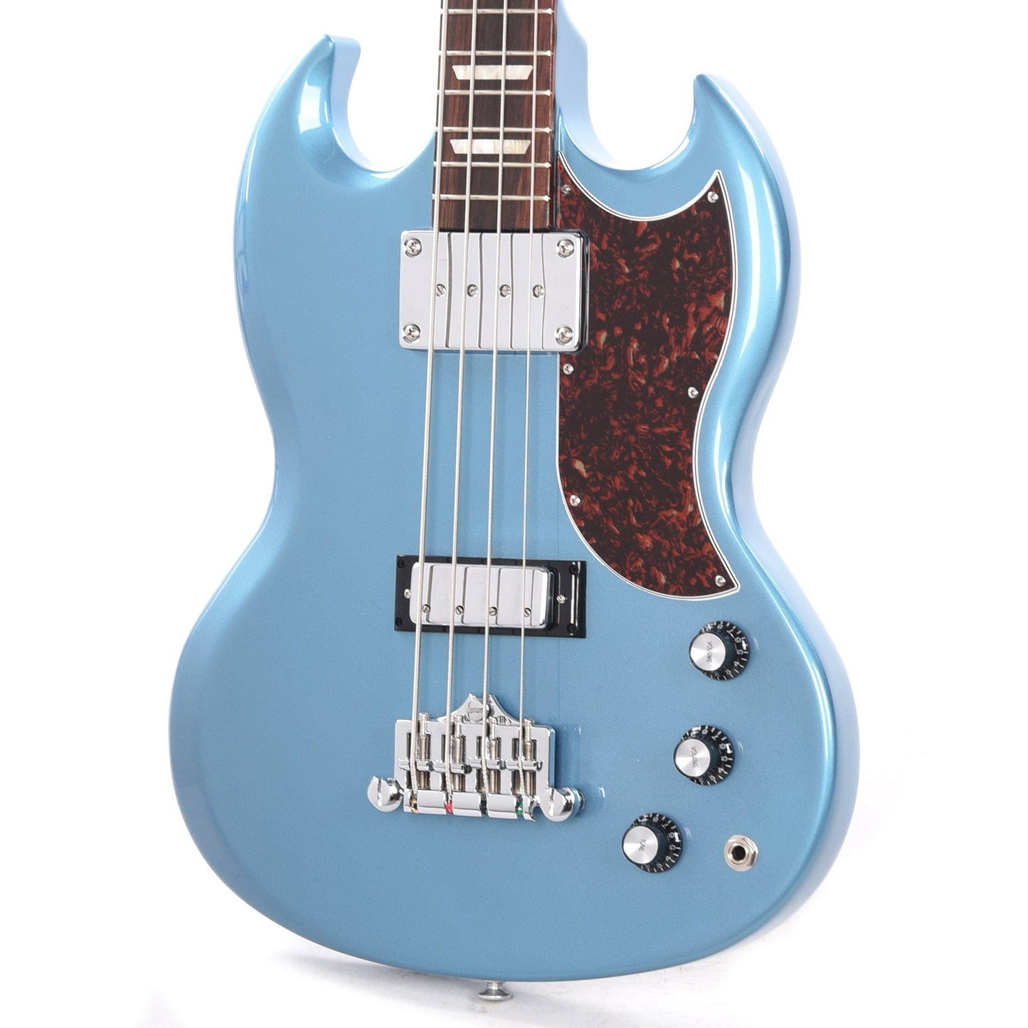 Gibson USA SG Standard Bass Pelham Blue w/Tortoise Pickguard Bass Guitars / 4-String