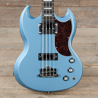 Gibson USA SG Standard Bass Pelham Blue w/Tortoise Pickguard Bass Guitars / 4-String