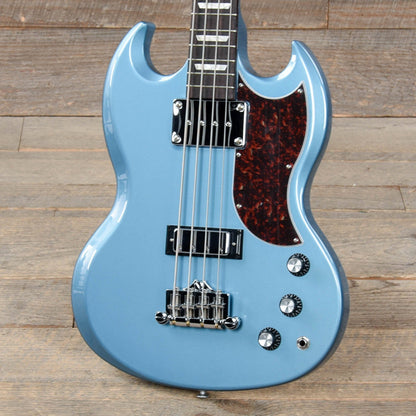 Gibson USA SG Standard Bass Pelham Blue w/Tortoise Pickguard Bass Guitars / 4-String