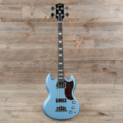 Gibson USA SG Standard Bass Pelham Blue w/Tortoise Pickguard Bass Guitars / 4-String