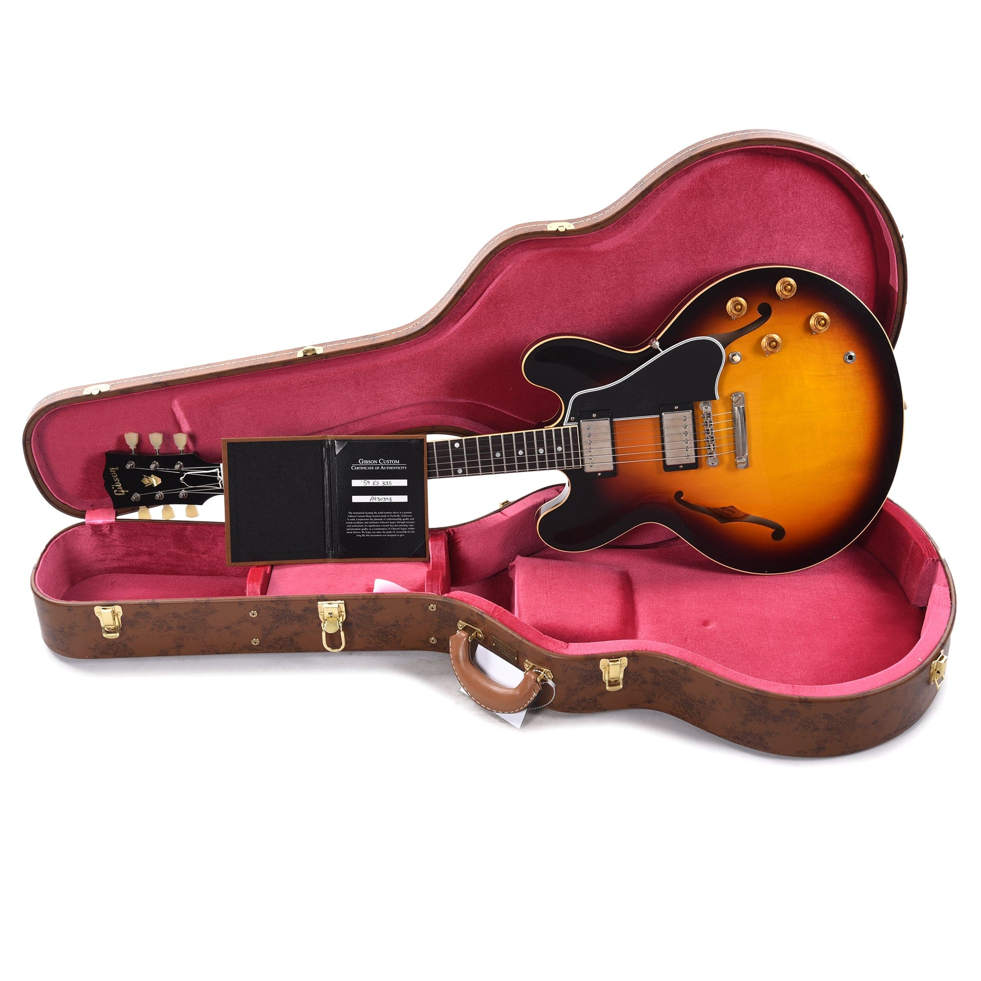 Gibson Custom Shop 1959 ES-335 Reissue Vintage Burst VOS Electric Guitars / Semi-Hollow