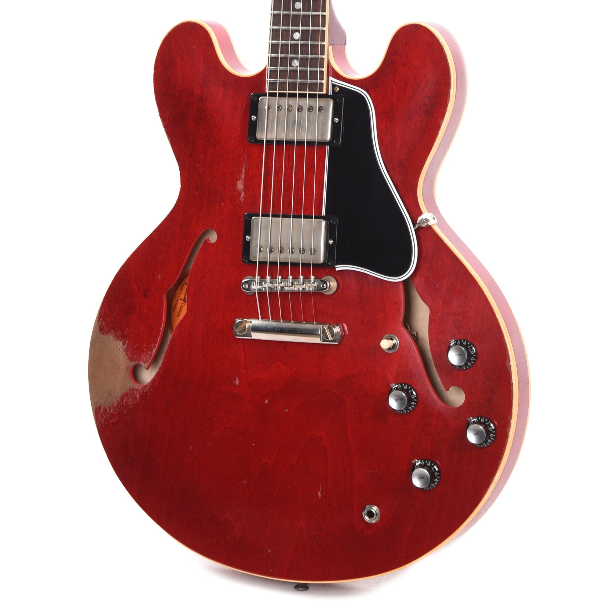 Gibson Custom Shop Murphy Lab 1961 ES-335 Reissue 60s Cherry Heavy Aged Electric Guitars / Semi-Hollow