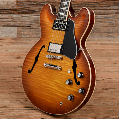 Gibson USA ES-335 Figured Iced Tea Sunburst 2022 Electric Guitars / Semi-Hollow