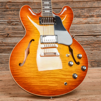 Gibson USA ES-335 Figured Iced Tea Sunburst 2022 Electric Guitars / Semi-Hollow