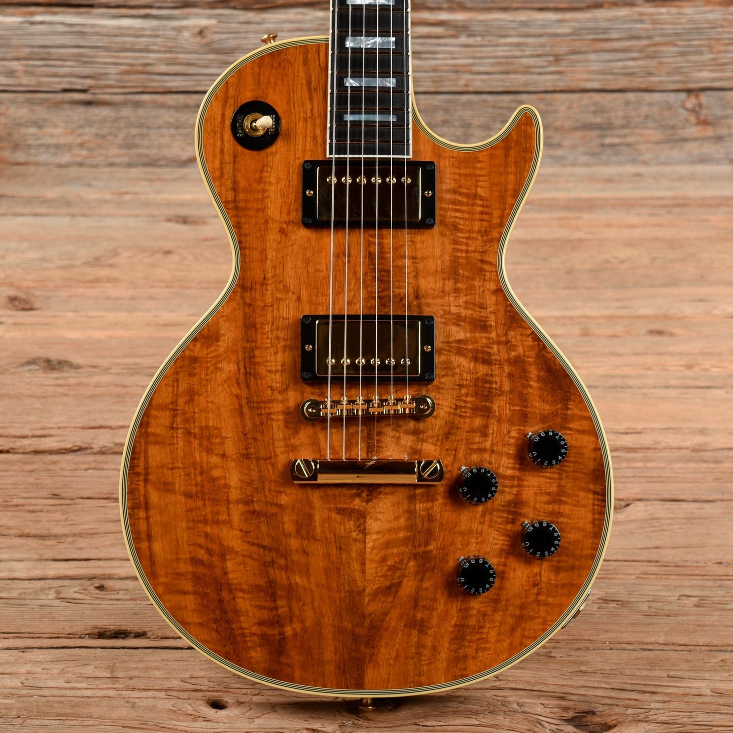 Gibson Custom 68 Les Paul Custom Koa Natural 2020 Electric Guitars / Solid Body