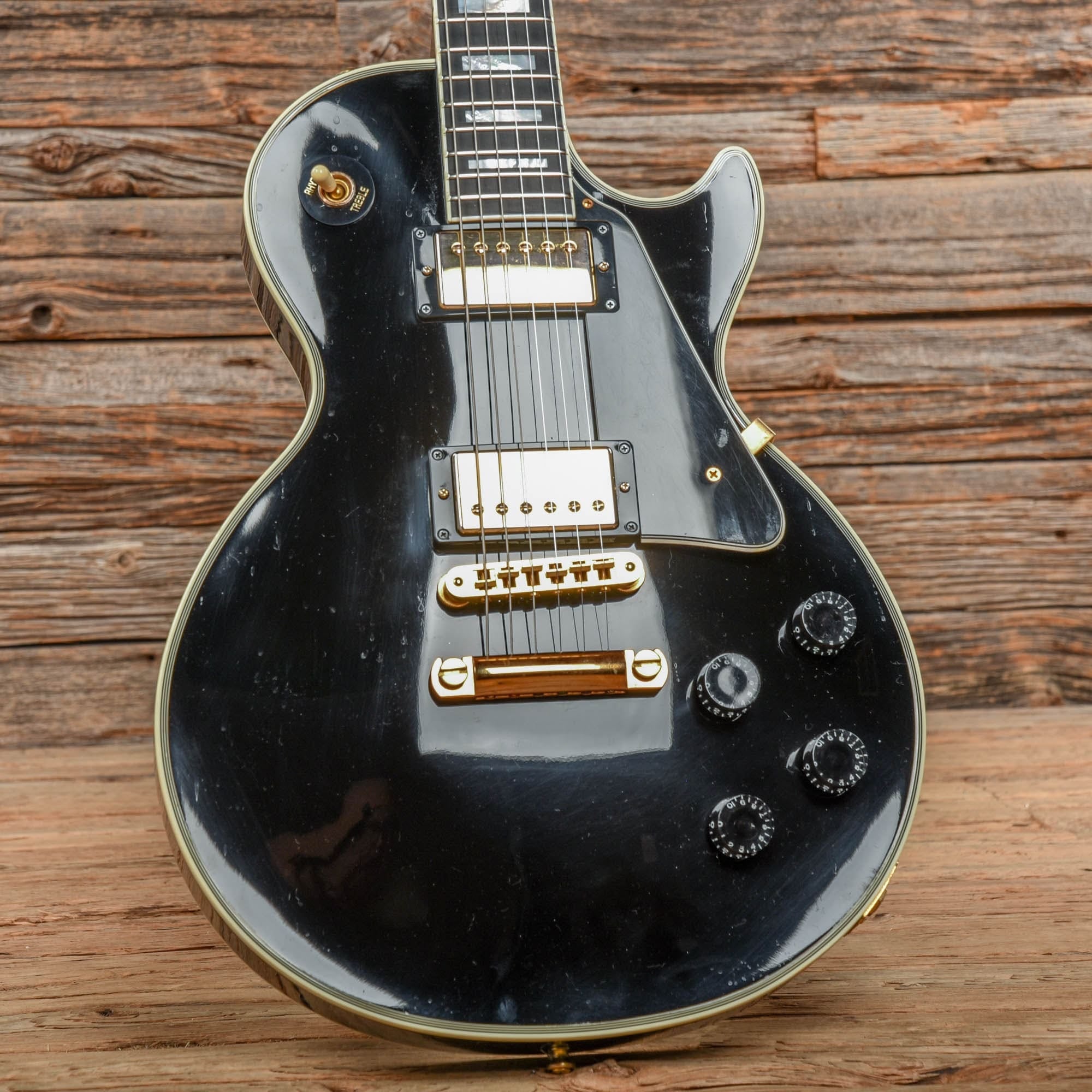 Gibson Custom Les Paul Custom Ebony 2010 – Chicago Music Exchange