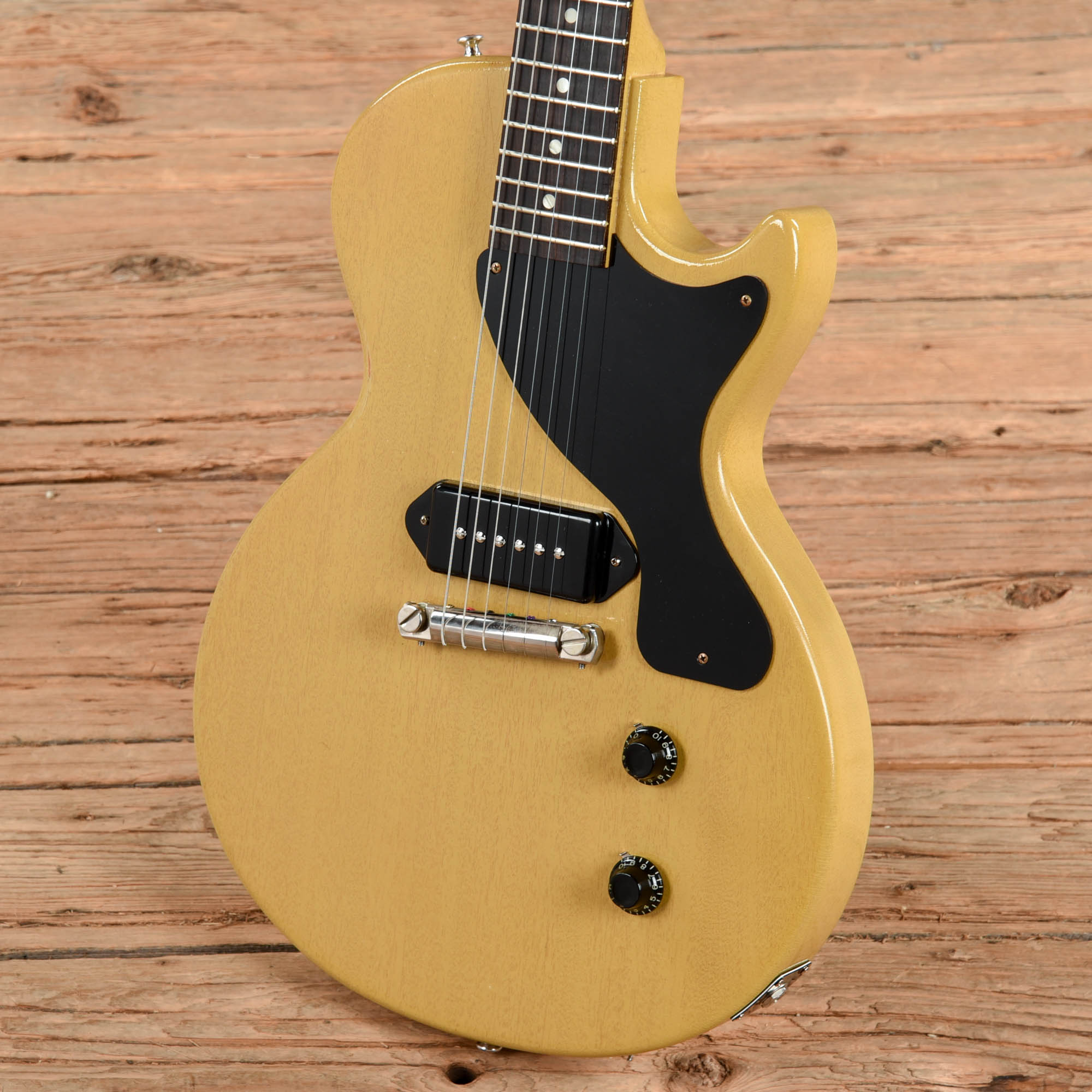 Gibson Custom Murphy Lab 57 Les Paul Junior Ultra Light Aged TV Yellow Electric Guitars / Solid Body