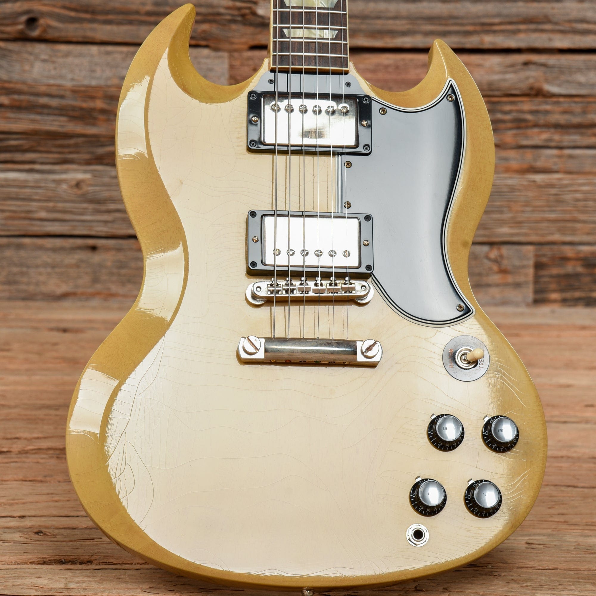 Gibson Custom Murphy Lab 61 Les Paul SG Standard Ultra Light Aged TV Yellow Electric Guitars / Solid Body