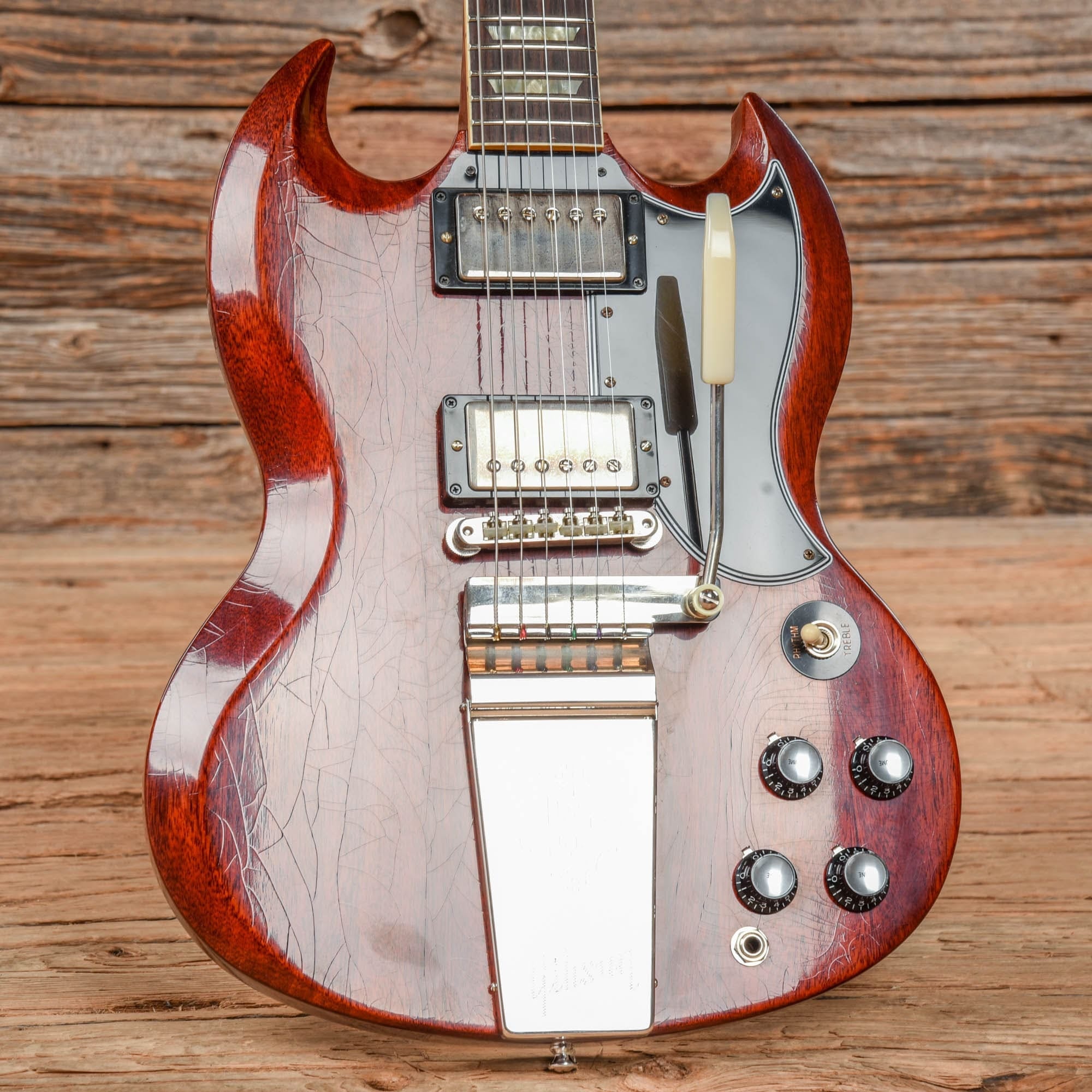 Gibson Custom Murphy Lab 64 SG Standard Ultra Light Aged Cherry 2022 Electric Guitars / Solid Body