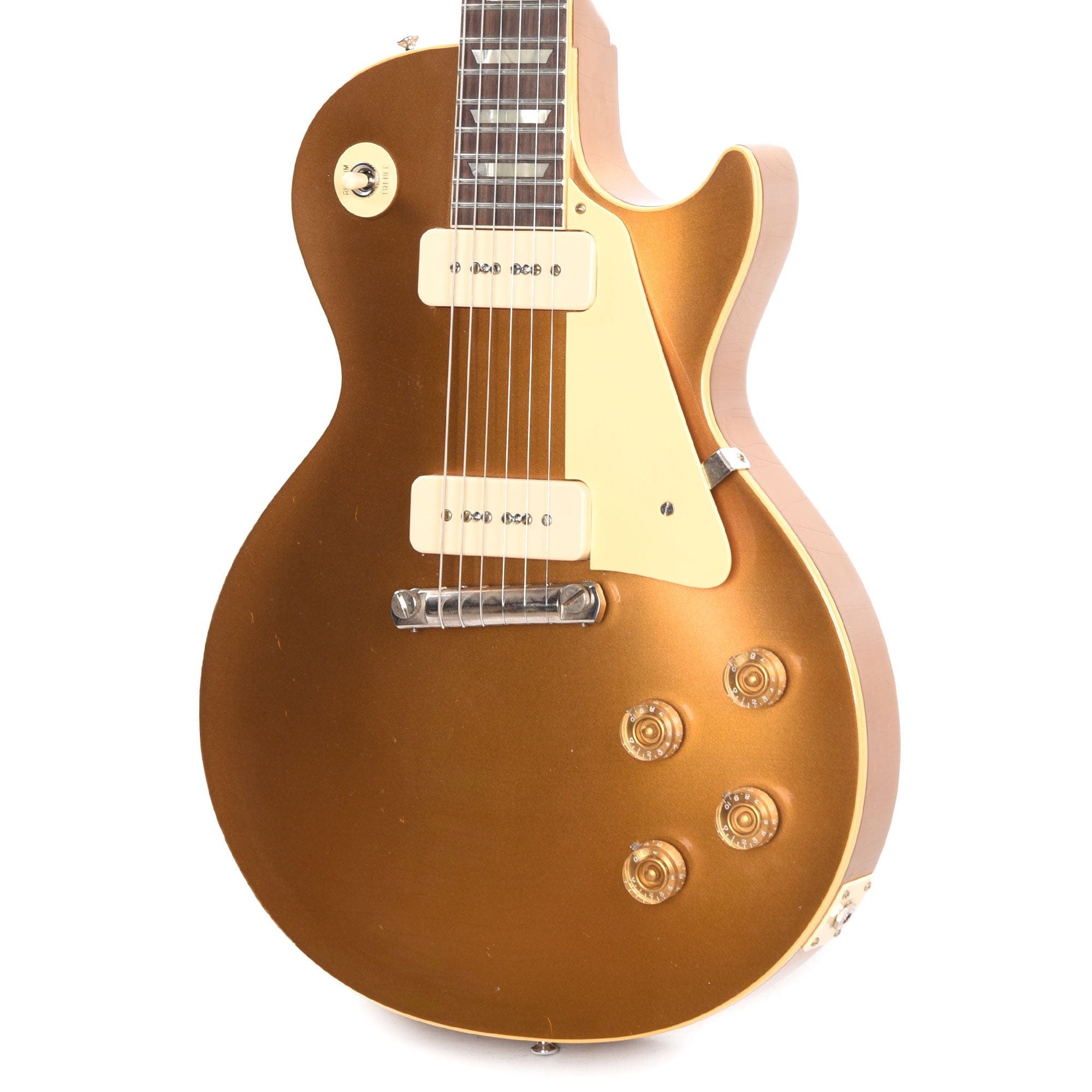 Gibson Custom Shop 1954 Les Paul Standard All Double Gold Murphy Lab Light Aged Electric Guitars / Solid Body