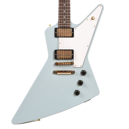 Gibson Custom Shop 1958 Korina Explorer Frost Blue VOS w/White PIckguard Electric Guitars / Solid Body