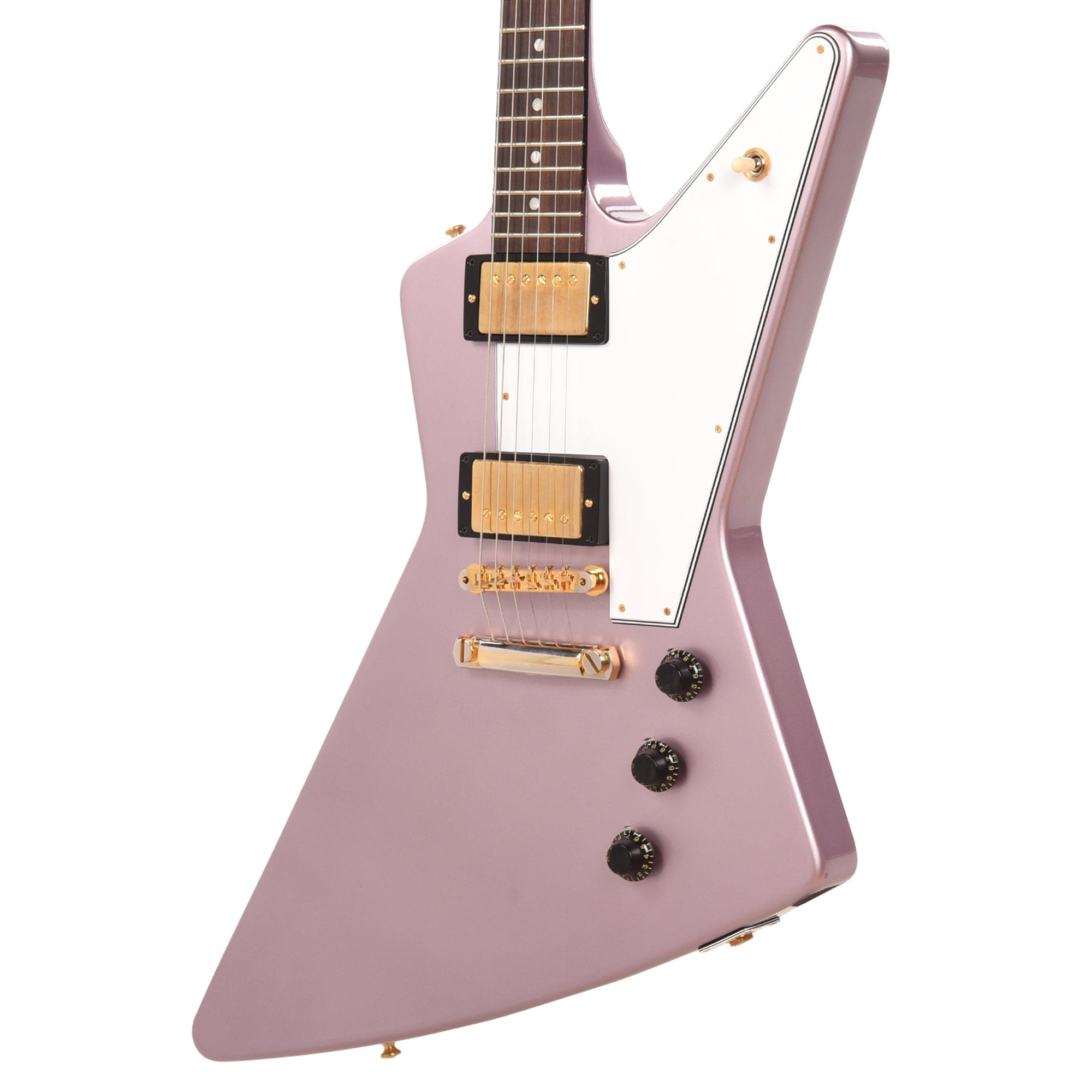 Gibson Custom Shop 1958 Korina Explorer Heather Poly VOS w/White PIckguard Electric Guitars / Solid Body