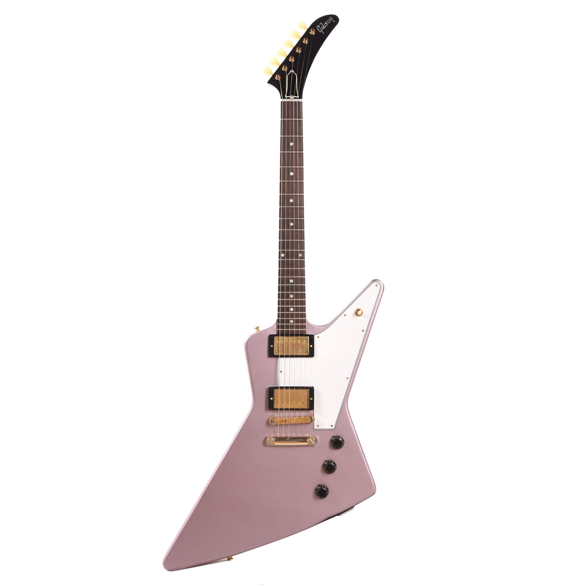 Gibson Custom Shop 1958 Korina Explorer Heather Poly VOS w/White PIckguard Electric Guitars / Solid Body