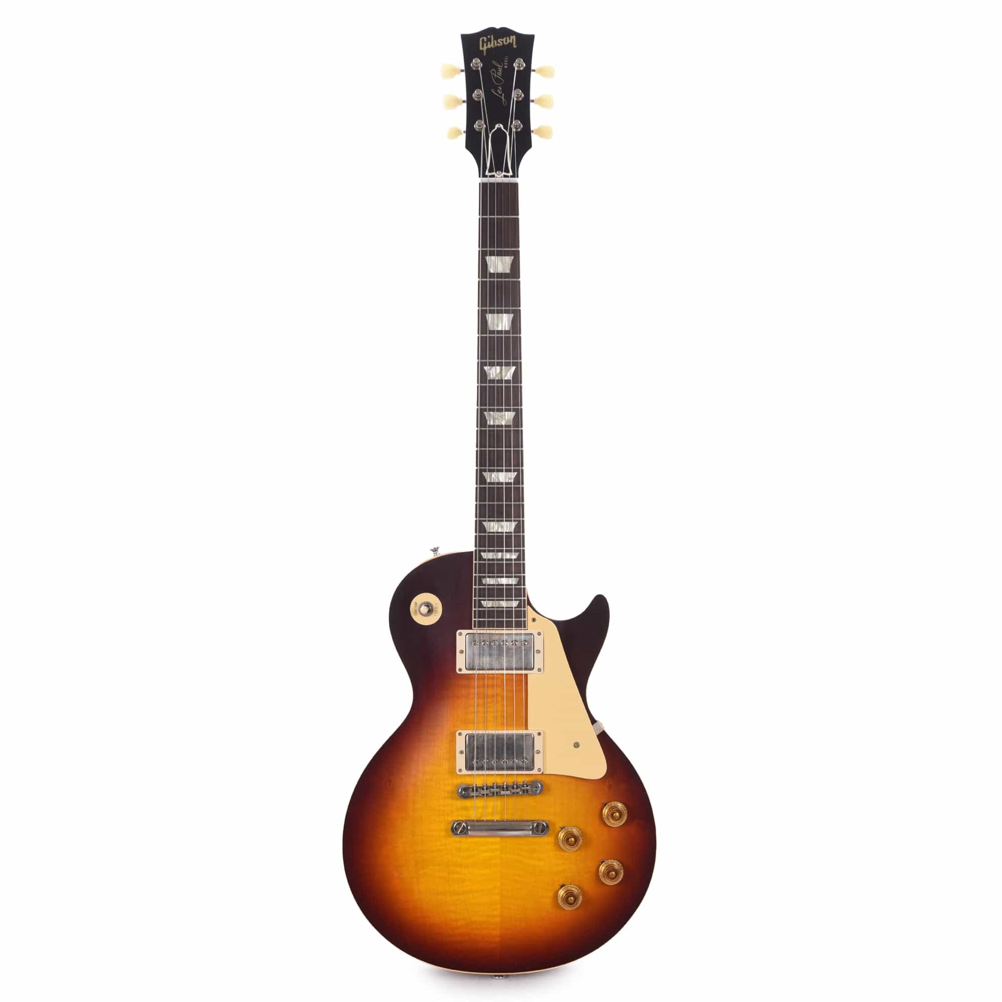 Gibson Custom Shop 1958 Les Paul Standard Reissue Bourbon Burst VOS Electric Guitars / Solid Body