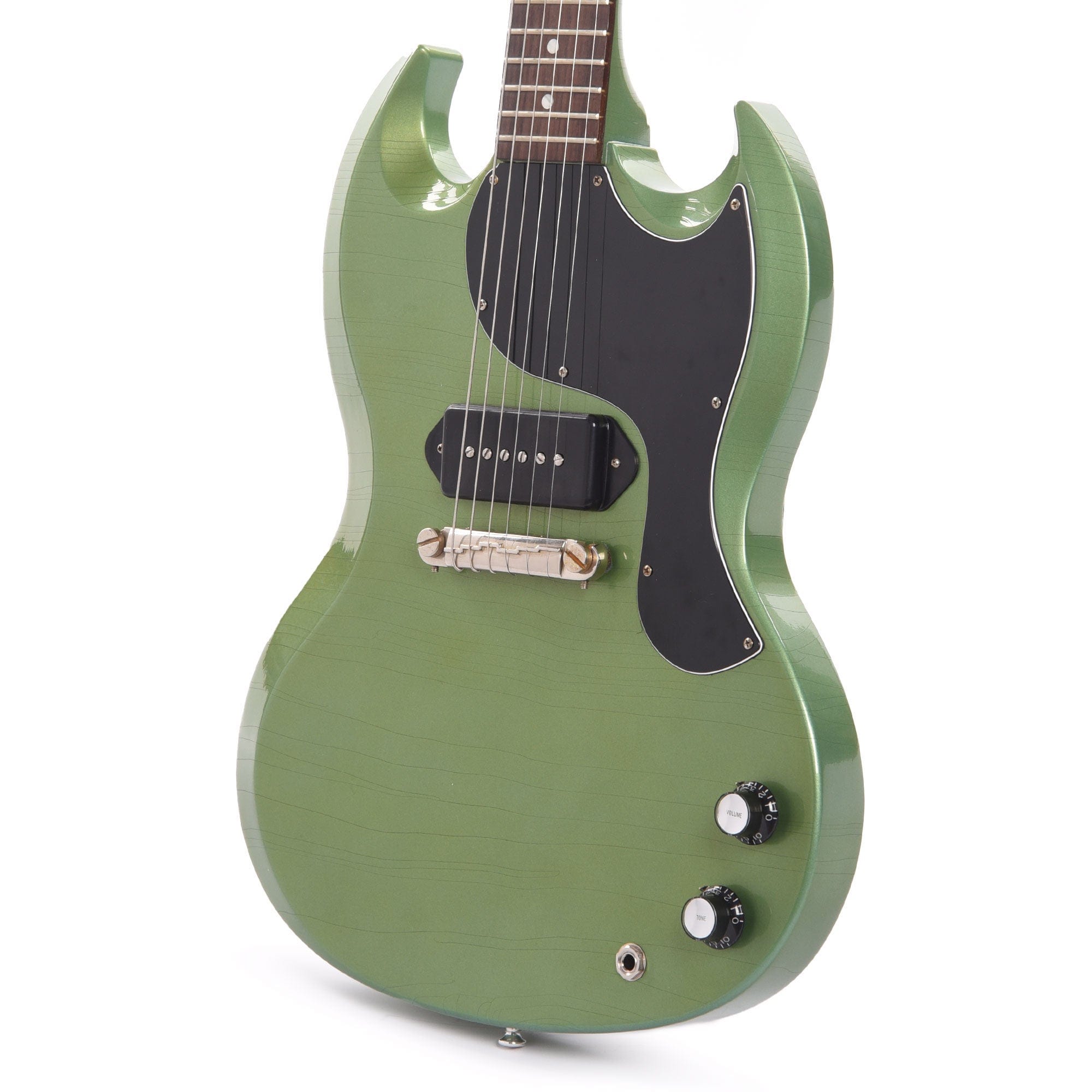 Gibson Custom Shop 1963 SG Junior Reissue Heavy Antique Inverness Green Poly Murphy Lab Ultra Light Aged Electric Guitars / Solid Body