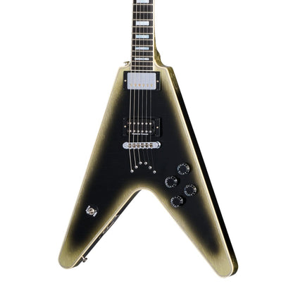 Gibson Custom Shop Adam Jones Flying V Custom Reverse Antique Silverburst Murphy Lab Aged Electric Guitars / Solid Body