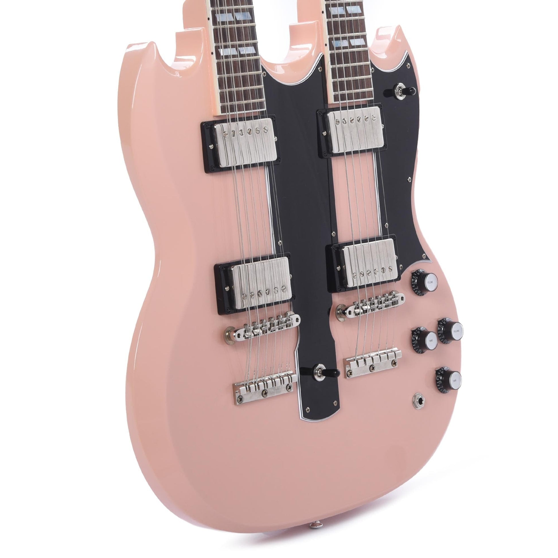 Gibson Custom Shop EDS-1275 Doubleneck "CME Spec" VOS Antique Shell Pink w/Grovers Electric Guitars / Solid Body