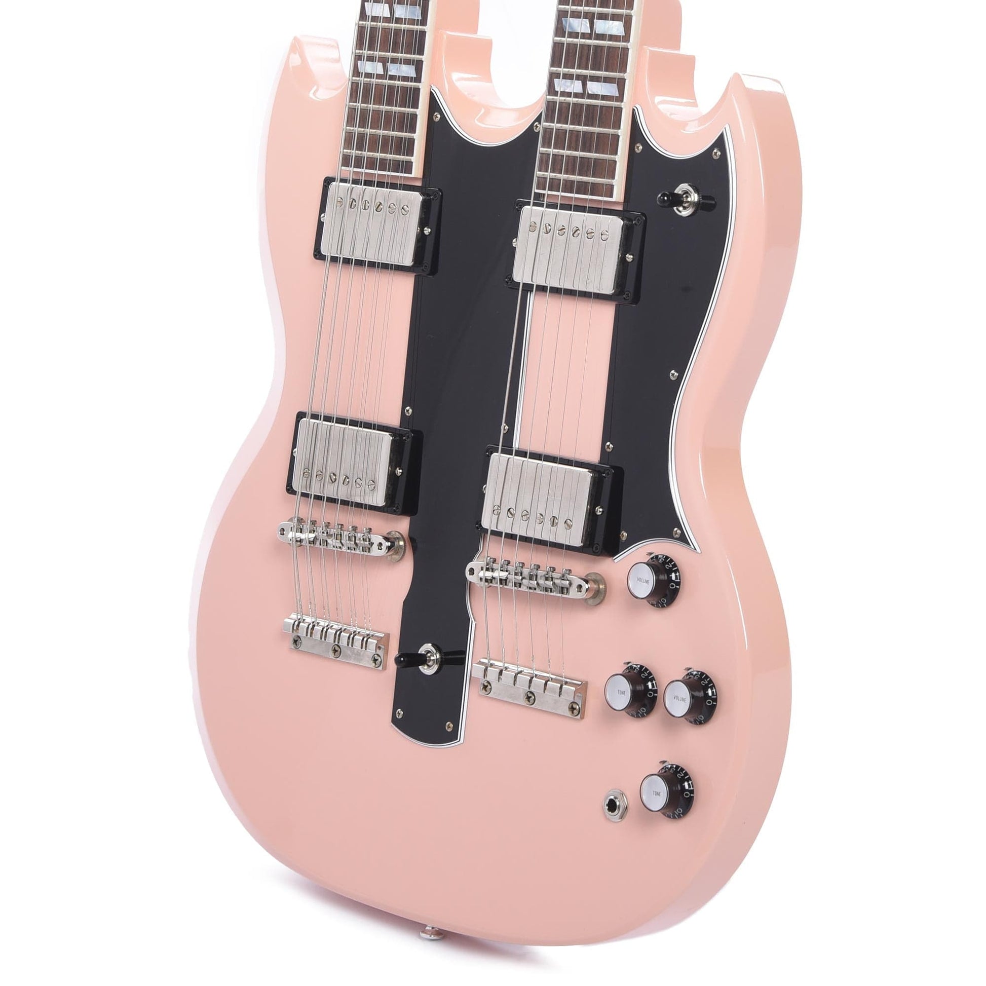 Gibson Custom Shop EDS-1275 Doubleneck "CME Spec" VOS Antique Shell Pink w/Grovers Electric Guitars / Solid Body