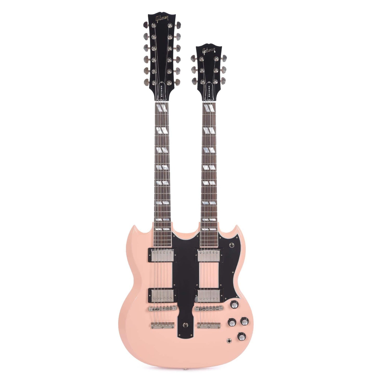 Gibson Custom Shop EDS-1275 Doubleneck "CME Spec" VOS Antique Shell Pink w/Grovers Electric Guitars / Solid Body