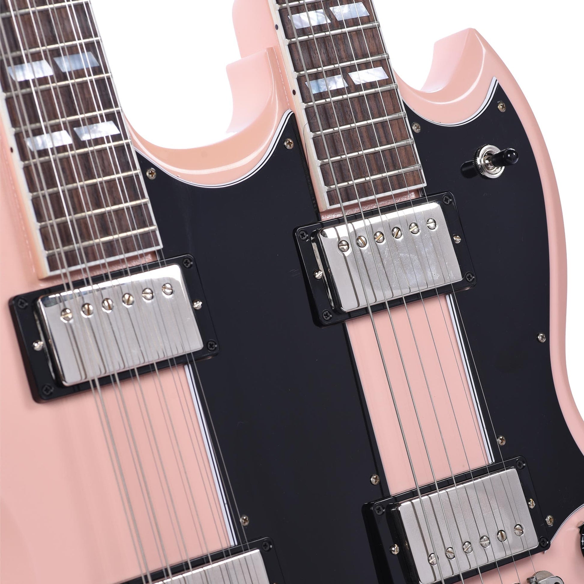 Gibson Custom Shop EDS-1275 Doubleneck "CME Spec" VOS Antique Shell Pink w/Grovers Electric Guitars / Solid Body