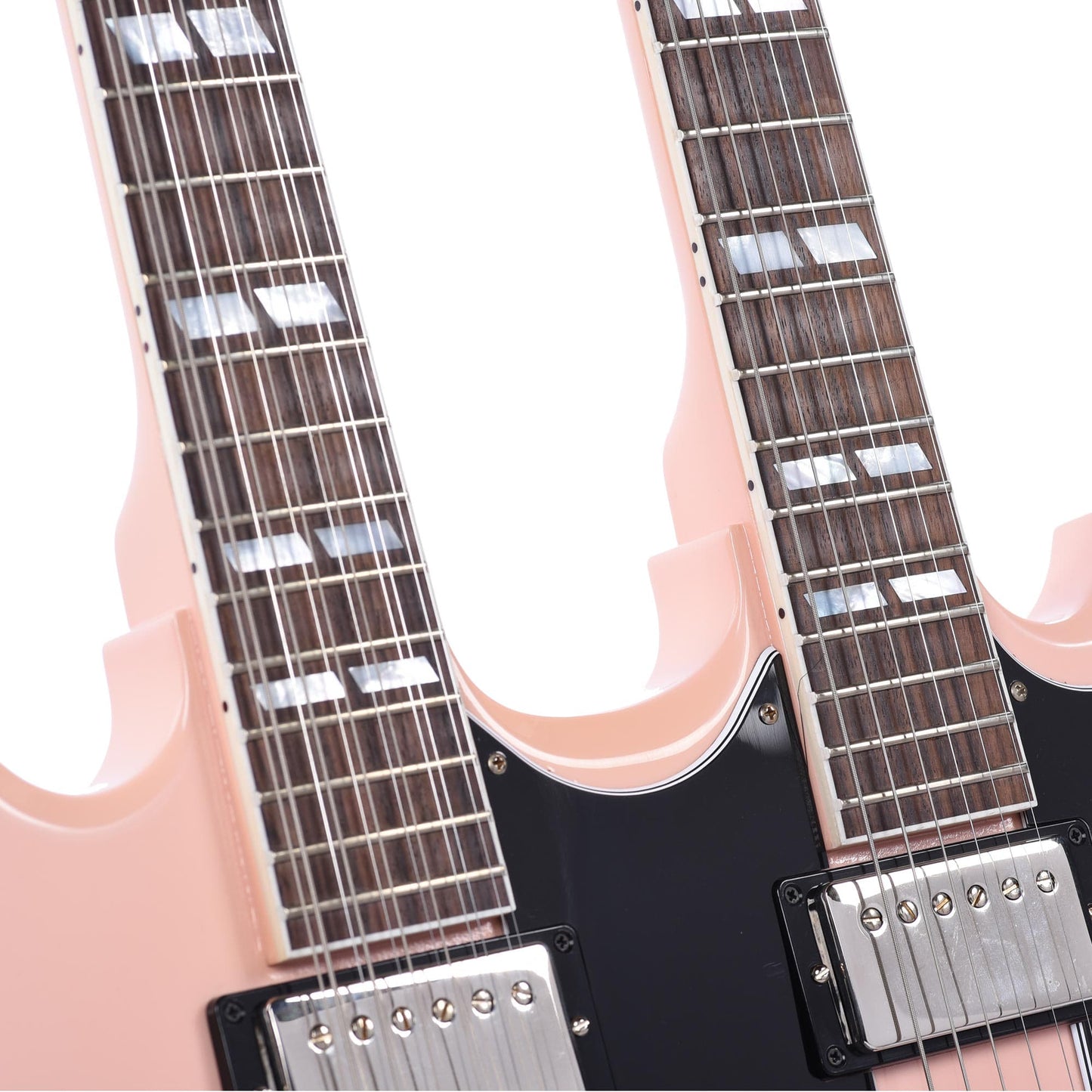 Gibson Custom Shop EDS-1275 Doubleneck "CME Spec" VOS Antique Shell Pink w/Grovers Electric Guitars / Solid Body