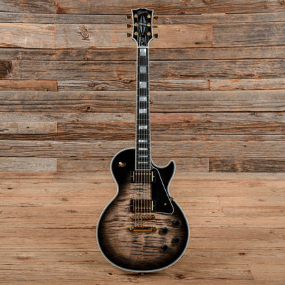 Gibson Custom Shop Les Paul Custom Figured Tranparent Black Burst 2015 Electric Guitars / Solid Body