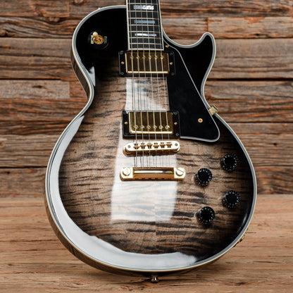 Gibson Custom Shop Les Paul Custom Figured Tranparent Black Burst 2015 Electric Guitars / Solid Body