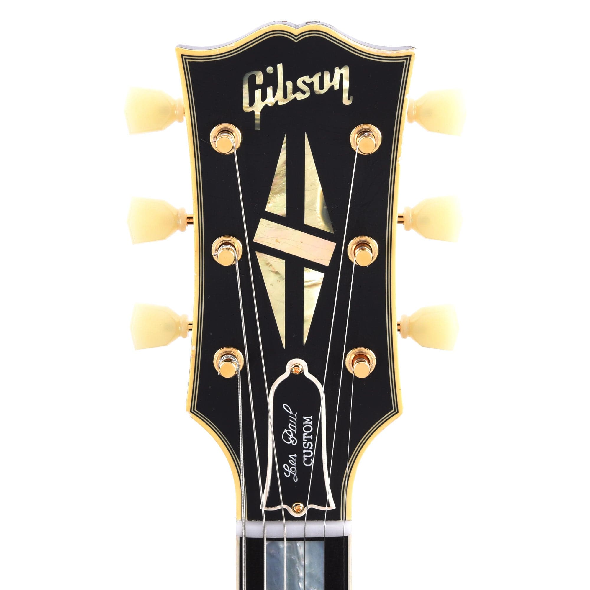 Gibson Custom Shop Murphy Lab 1957 Les Paul Custom Reissue 3-Pickup Ebony Light Aged w/Bigsby Electric Guitars / Solid Body