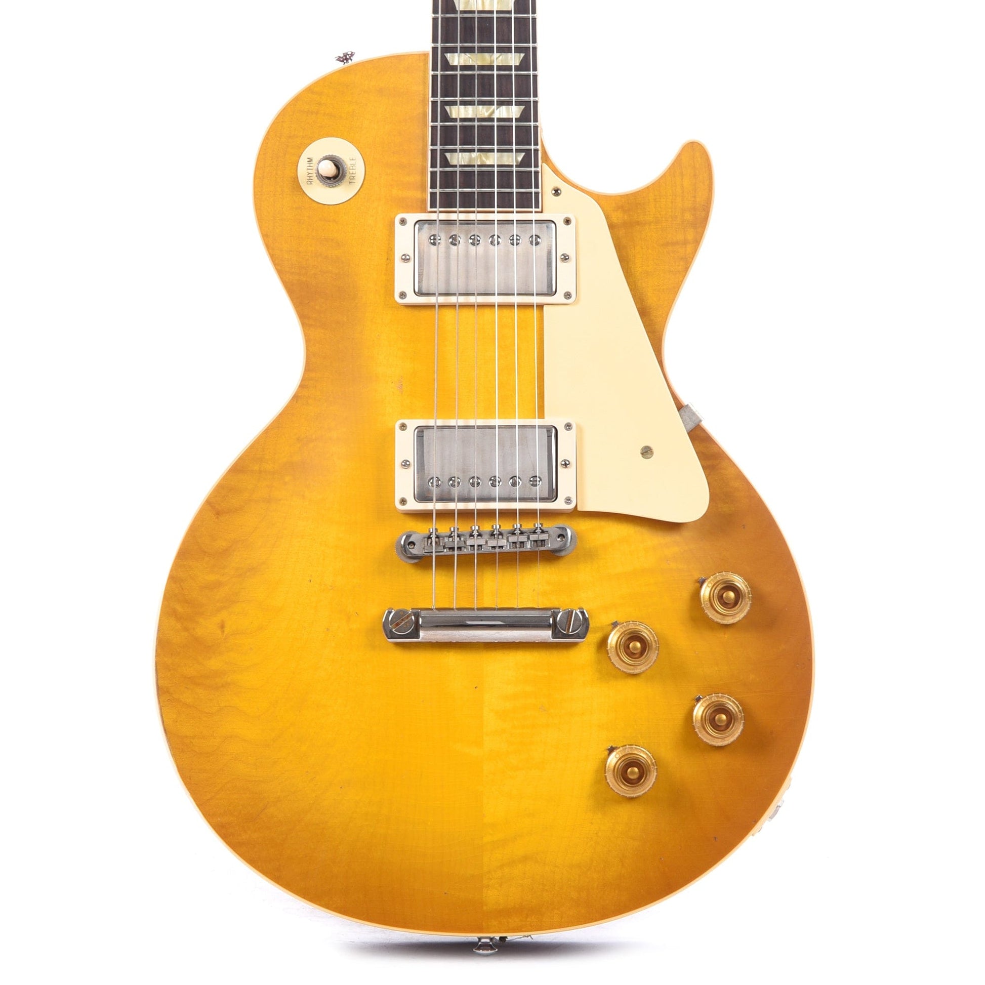 Gibson Custom Shop Murphy Lab 1958 Les Paul Standard Reissue Lemon Burst Light Aged Electric Guitars / Solid Body