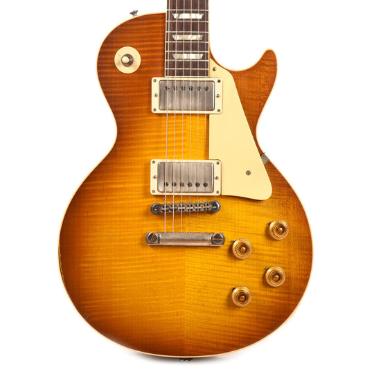 Gibson Custom Shop Murphy Lab 1959 Les Paul Standard Reissue Golden Poppy Burst Heavy Aged Electric Guitars / Solid Body