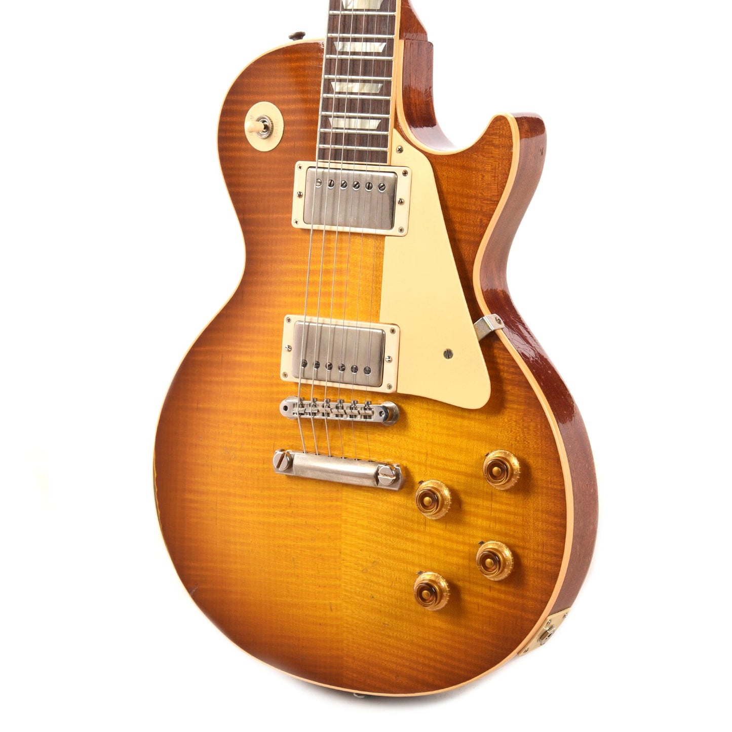 Gibson Custom Shop Murphy Lab 1959 Les Paul Standard Reissue Golden Poppy Burst Heavy Aged Electric Guitars / Solid Body