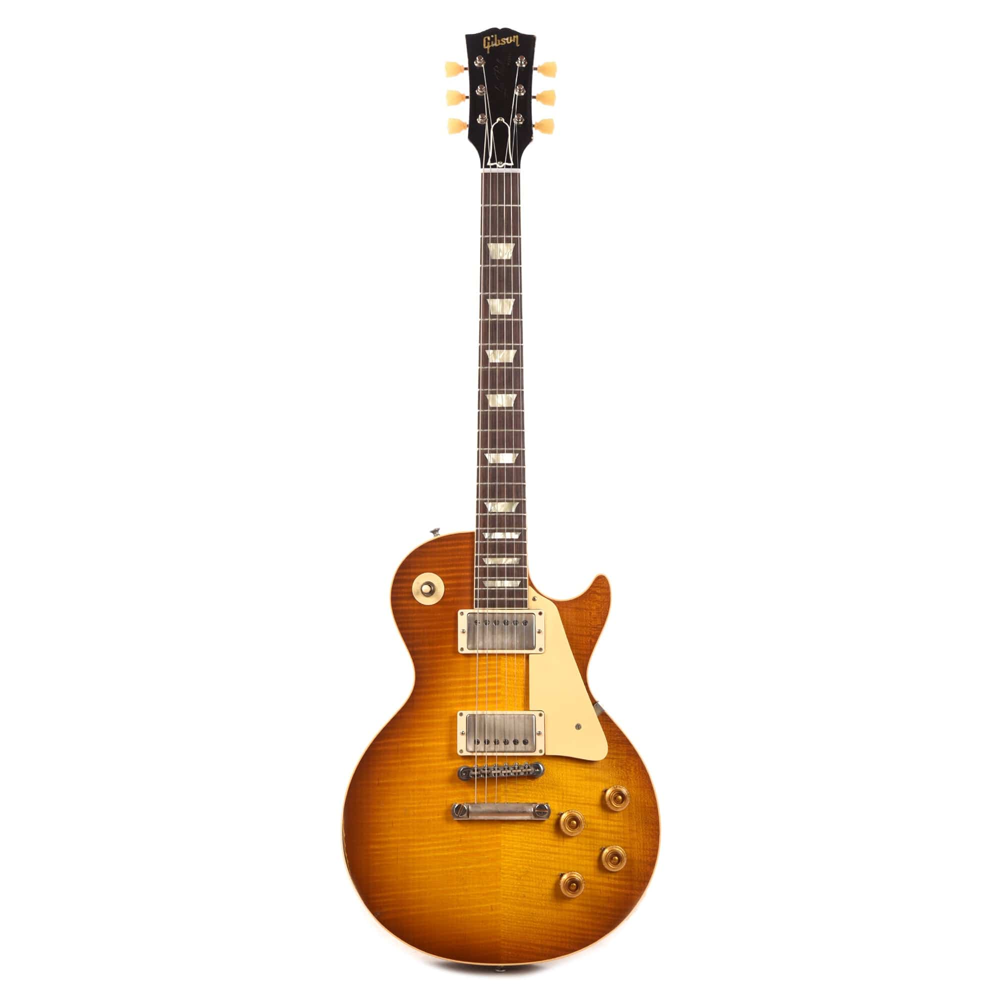 Gibson Custom Shop Murphy Lab 1959 Les Paul Standard Reissue Golden Poppy Burst Heavy Aged Electric Guitars / Solid Body