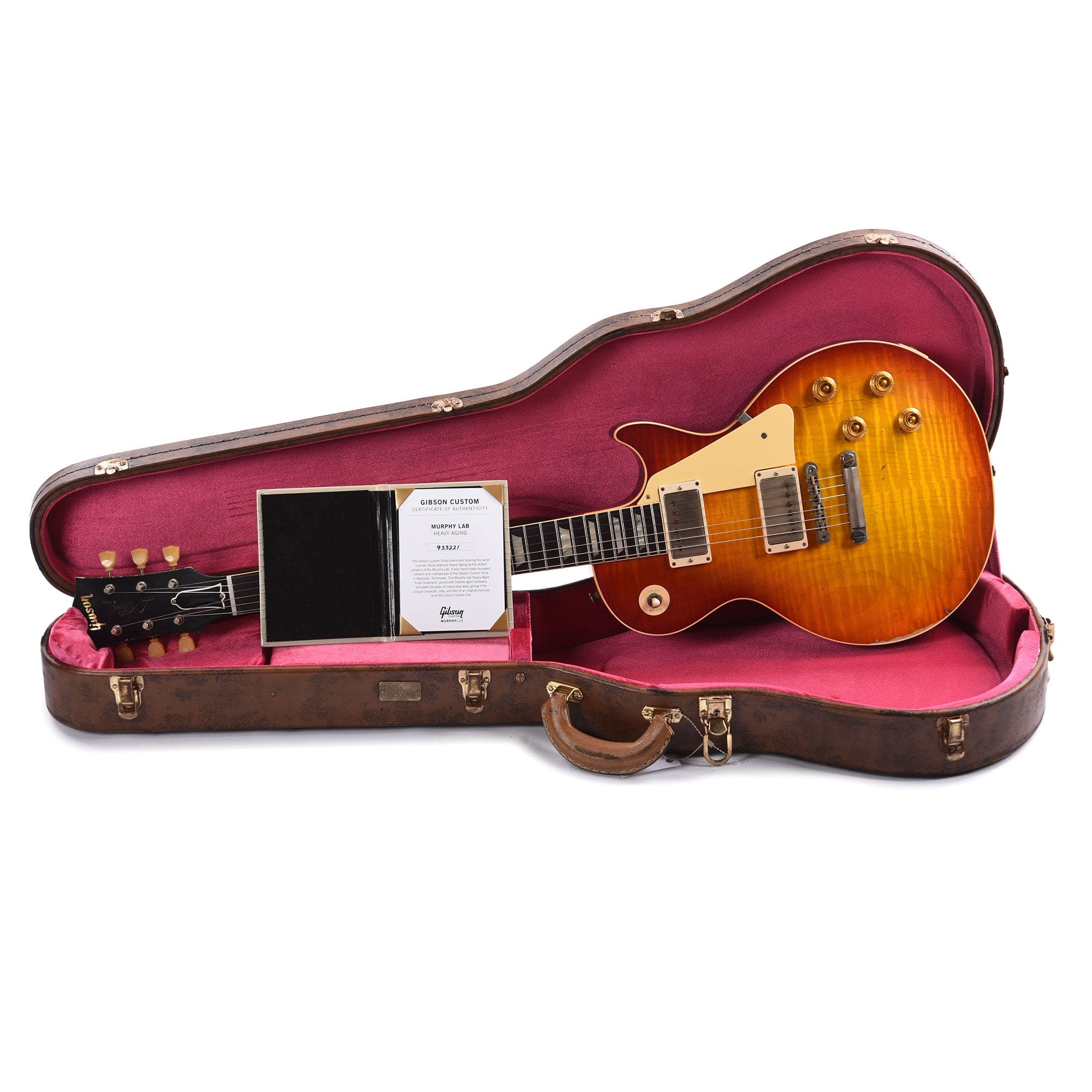 Gibson Custom Shop Murphy Lab 1959 Les Paul Standard Reissue Slow Iced Tea Fade Heavy Aged Electric Guitars / Solid Body