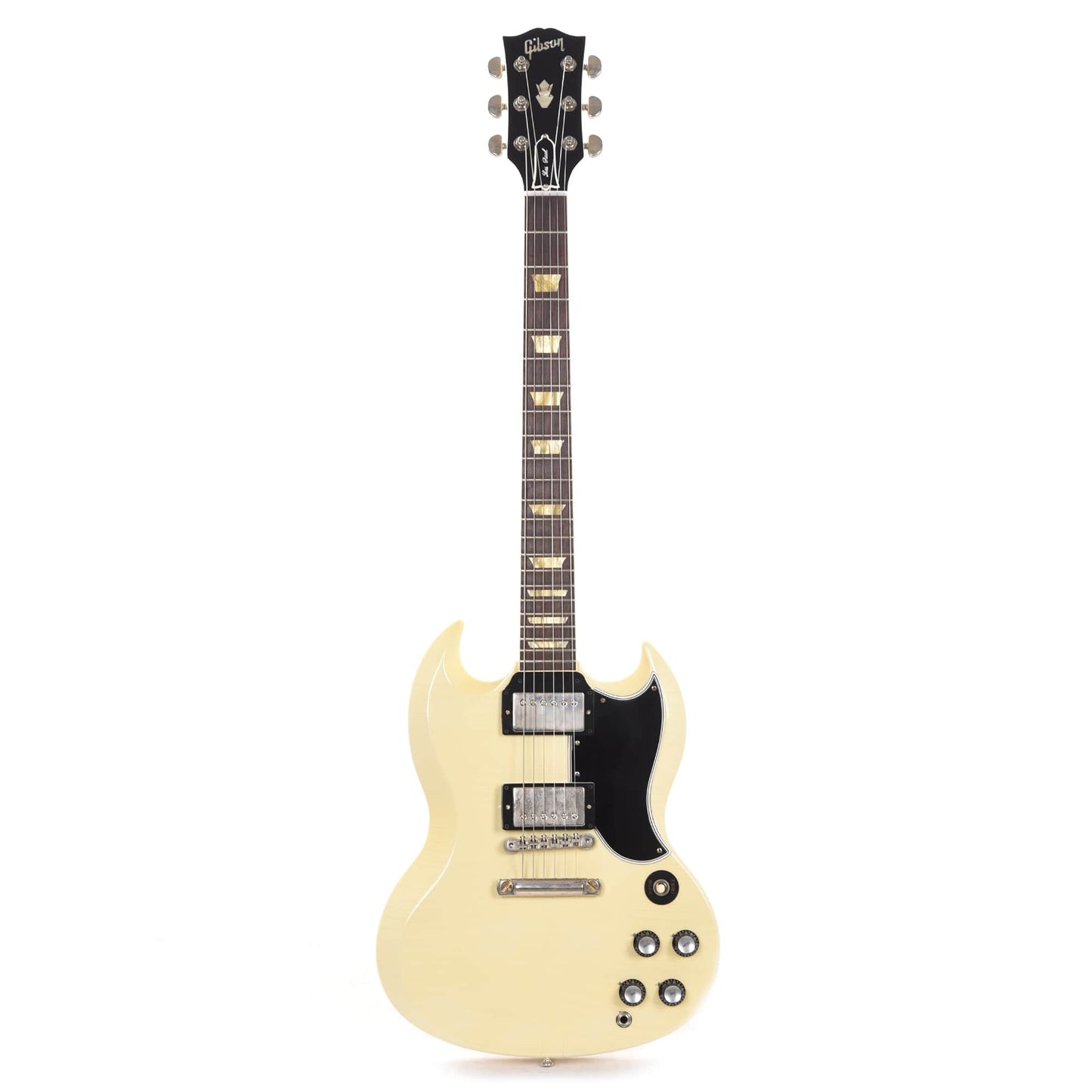 Gibson Custom Shop Murphy Lab 1961 Les Paul SG Standard "CME Spec" Ultra Light Aged Antique Polaris White w/Stop Bar & Grovers Electric Guitars / Solid Body