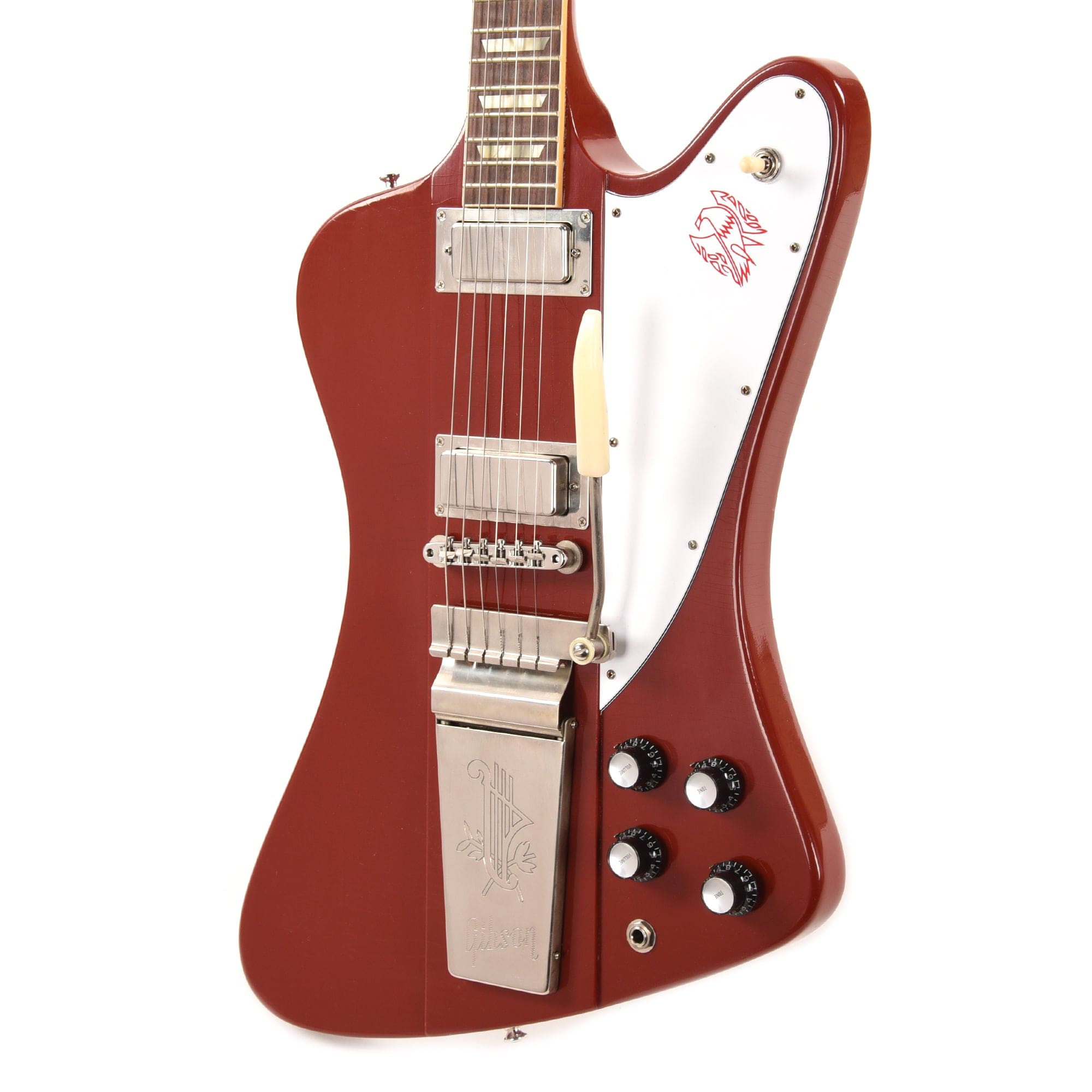 Gibson Custom Shop Murphy Lab 1963 Firebird V Ember Red Ultra Light Aged w/Maestro Vibrola Electric Guitars / Solid Body