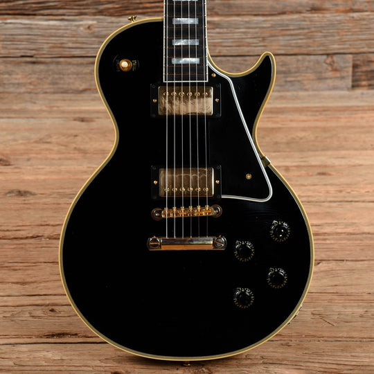 Gibson Custom Shop Murphy Lab 57 Les Paul Custom Ultra Light Aged Ebony 2021 Electric Guitars / Solid Body