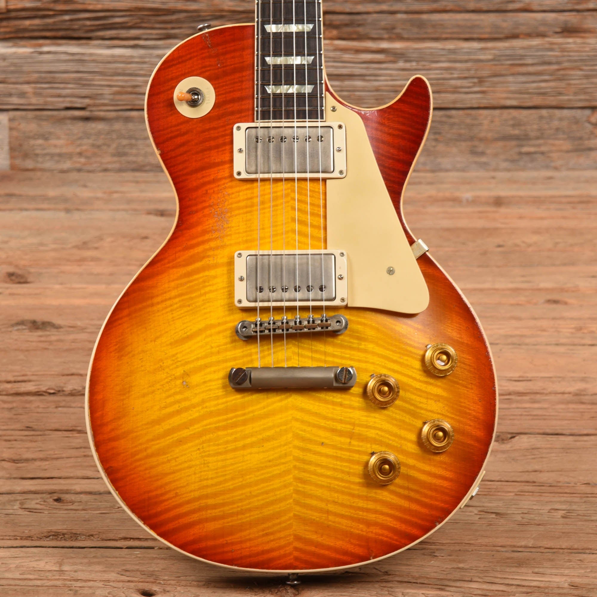 Gibson Custom Shop Murphy Lab '59 Les Paul Standard Reissue Heavy Aged Sunburst Electric Guitars / Solid Body