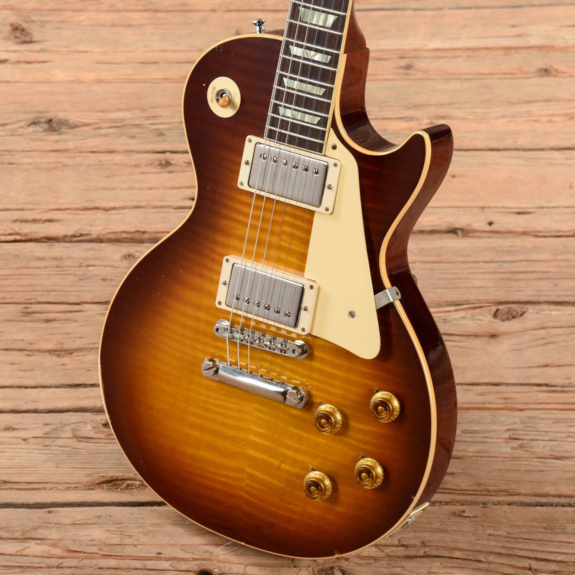 Gibson Custom Shop Murphy Lab '59 Les Paul Standard Reissue Light Aged Royal Tea Burst Electric Guitars / Solid Body