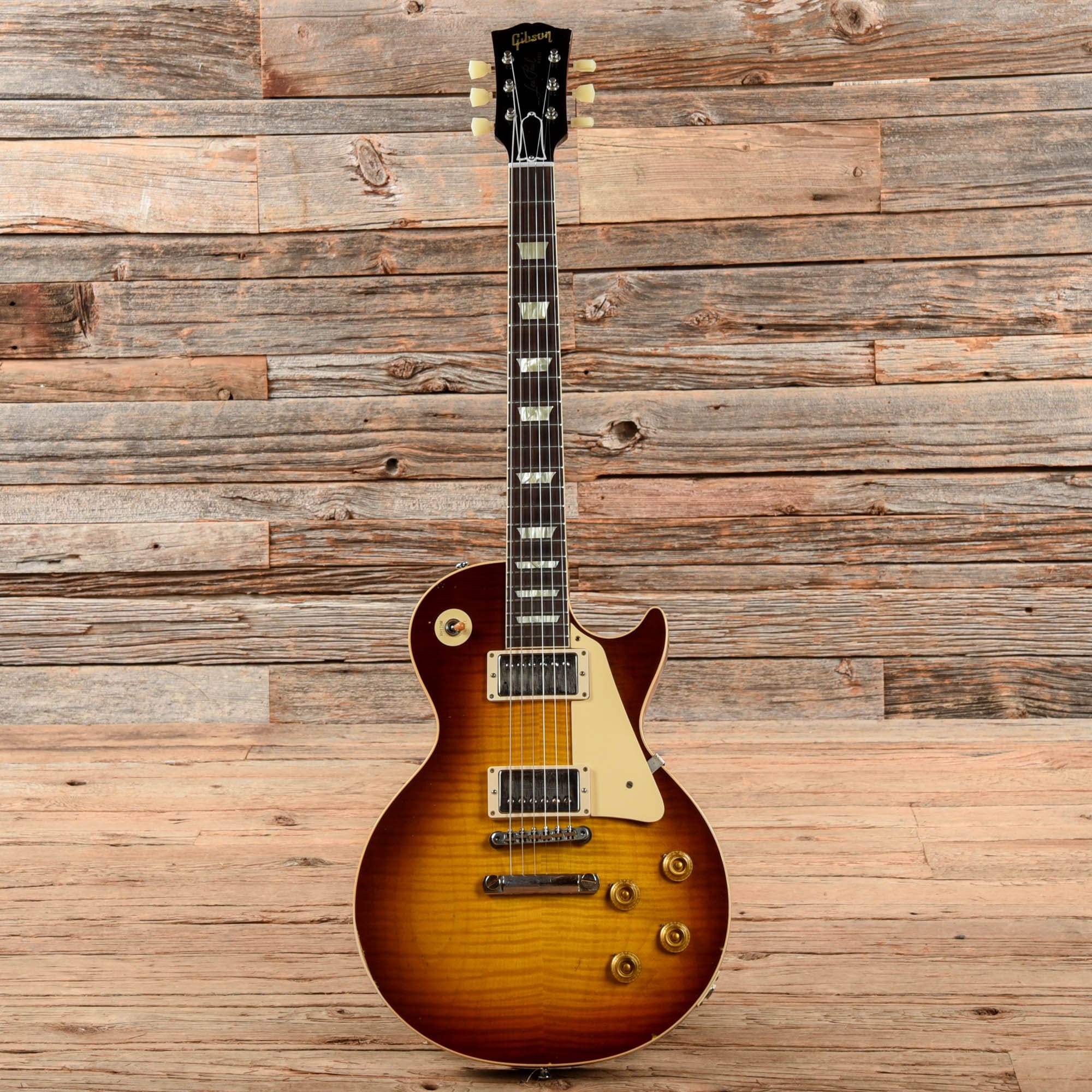 Gibson Custom Shop Murphy Lab '59 Les Paul Standard Reissue Light Aged Royal Tea Burst Electric Guitars / Solid Body