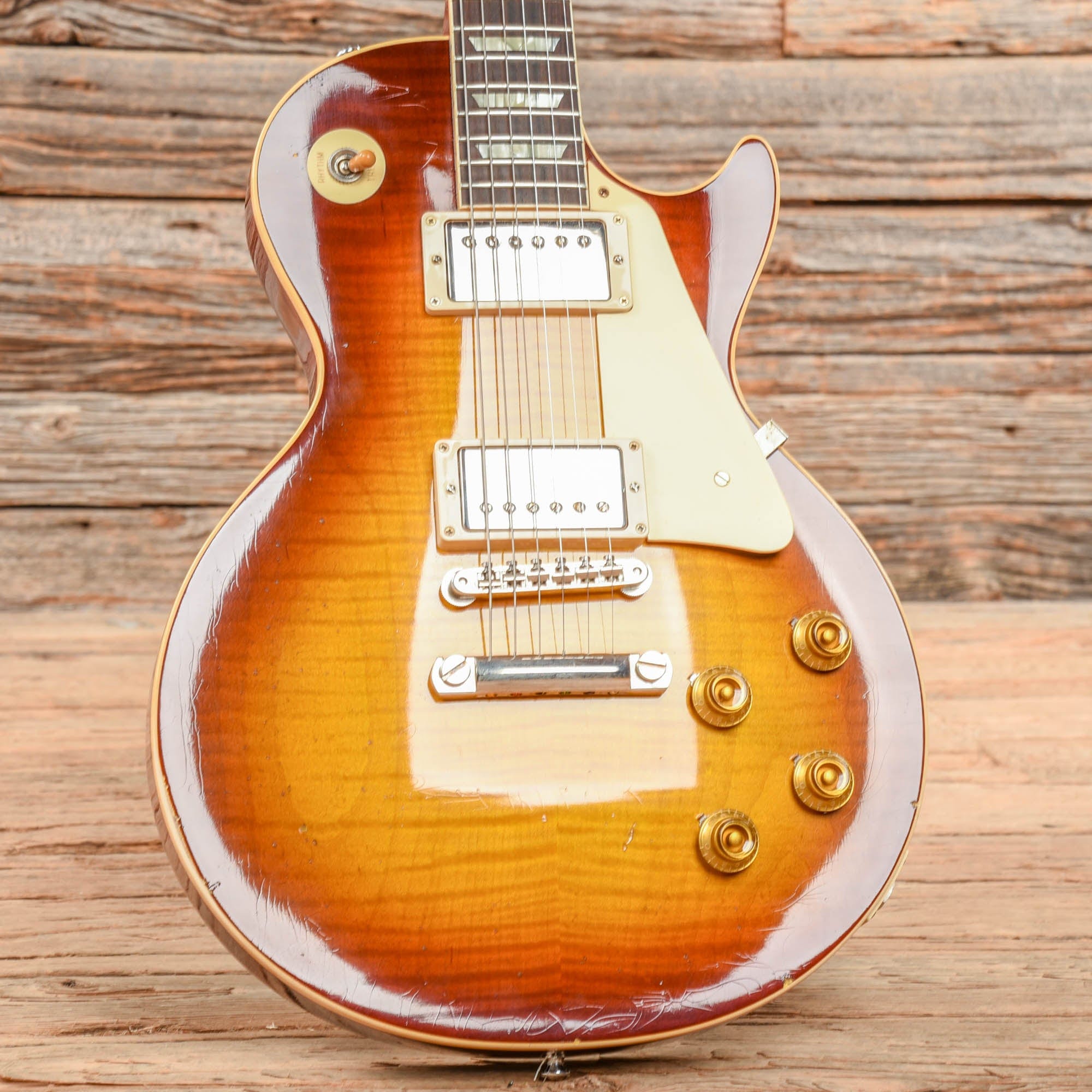 Gibson Custom Shop Murphy Lab '59 Les Paul Standard Reissue Light Aged Royal Tea Burst Electric Guitars / Solid Body