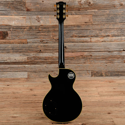 Gibson Custom Shop Murphy Lab 68 Les Paul Custom Reissue Ultra Light Aged Ebony Electric Guitars / Solid Body