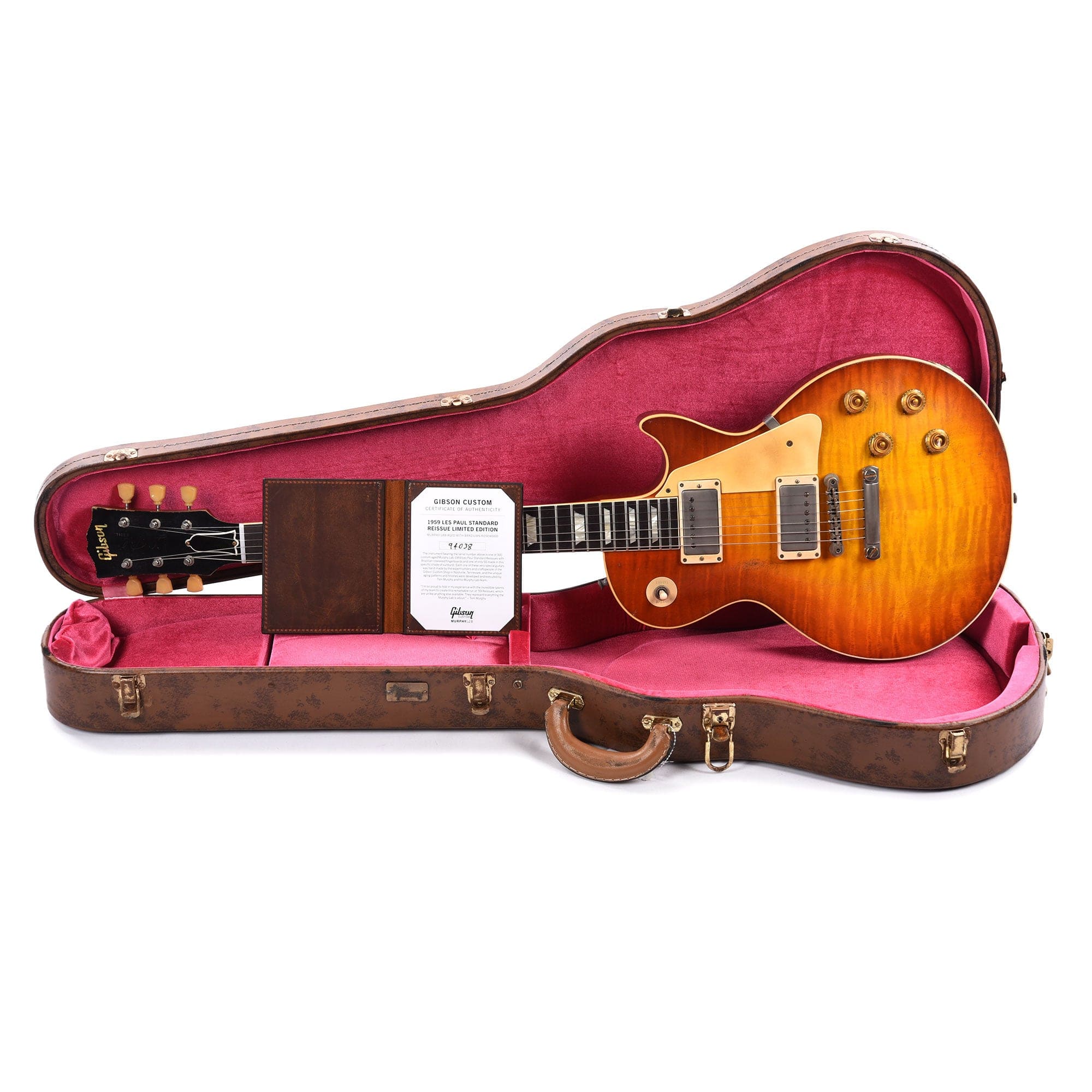 Gibson Custom Shop Murphy Lab Brazilian Rosewood Limited Edition 1959 Les Paul Standard Aged Tom’s Tea Electric Guitars / Solid Body