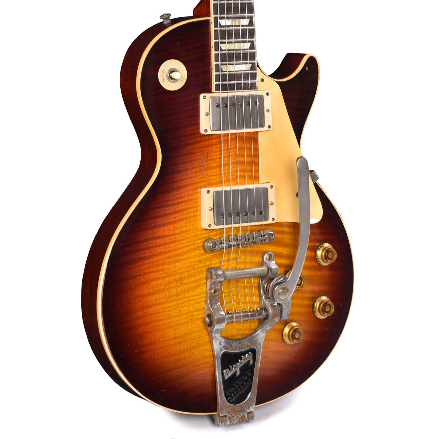 Gibson Custom Shop Murphy Lab Brazilian Rosewood Limited Edition 1959 Les Paul Standard Aged Tom's Tri-Burst w/Bigsby Electric Guitars / Solid Body