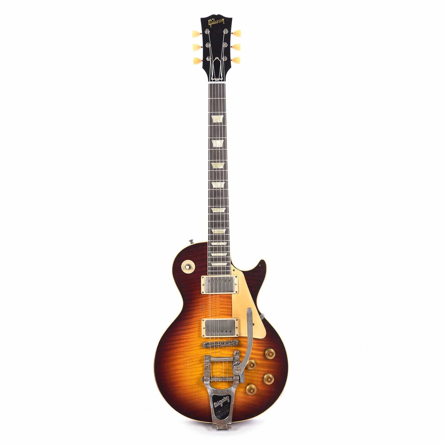 Gibson Custom Shop Murphy Lab Brazilian Rosewood Limited Edition 1959 Les Paul Standard Aged Tom's Tri-Burst w/Bigsby Electric Guitars / Solid Body