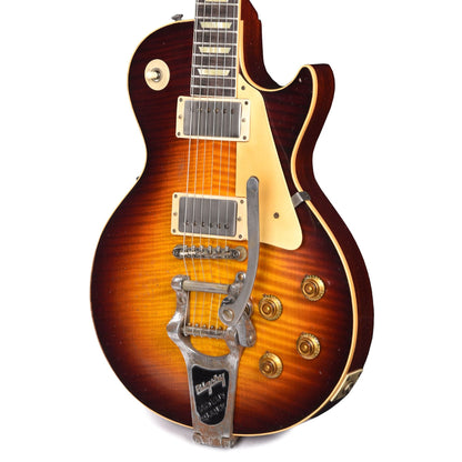 Gibson Custom Shop Murphy Lab Brazilian Rosewood Limited Edition 1959 Les Paul Standard Aged Tom's Tri-Burst w/Bigsby Electric Guitars / Solid Body